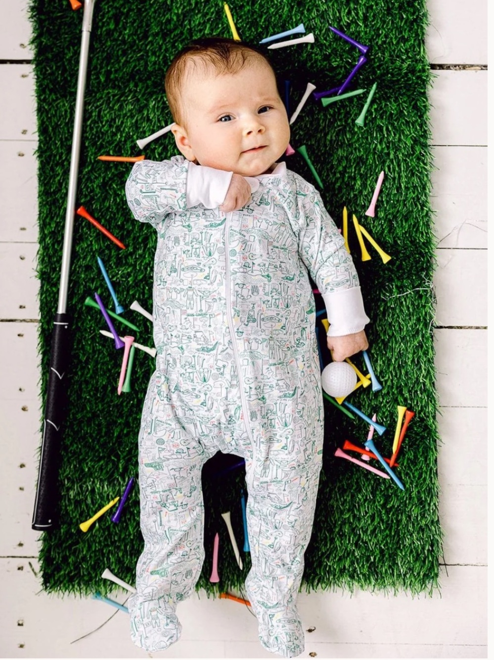 Joy Street Kids Golf Putting Green Onesie